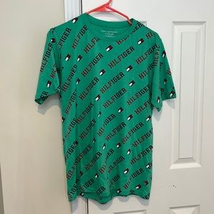 Tommy Hilfiger all over print t shirt green